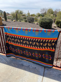 El Diablo fleece blanket Southwest Bedazzle blankets/slippers