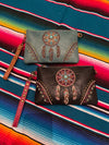 Embroidered BoHo WRISTLET Crossbody Southwest Bedazzle sw fiesta bags