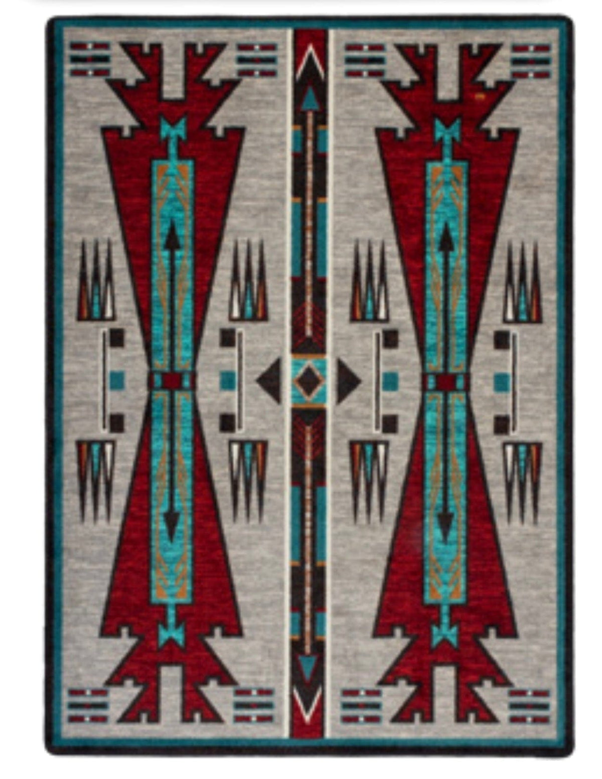 Horse thieves Electric area RUG Southwest Bedazzle Rugs