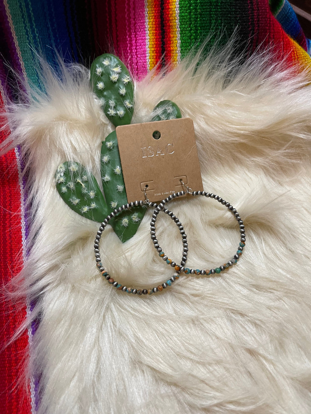 Large Natural gemstone Navajo earrings Southwest Bedazzle jewelz