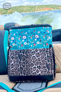 Leopard COOLER BACKPACK Southwest Bedazzle sw fiesta bags