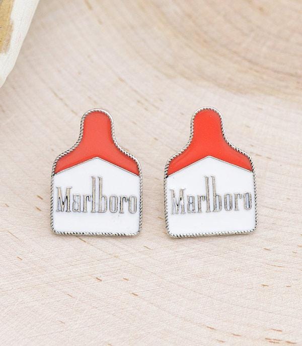 Marlboro earrings Southwest Bedazzle jewelz