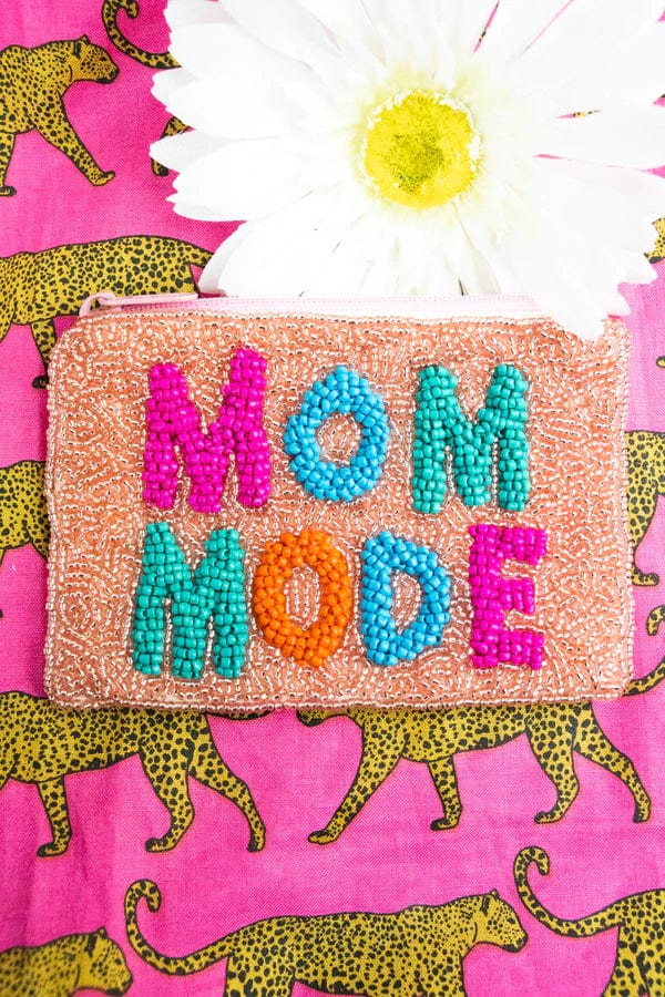Mom Beaded coin clutch Southwest Bedazzle jewelz
