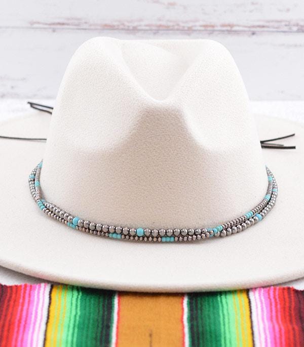 Navajo pearl HAT BAND Southwest Bedazzle jewelz