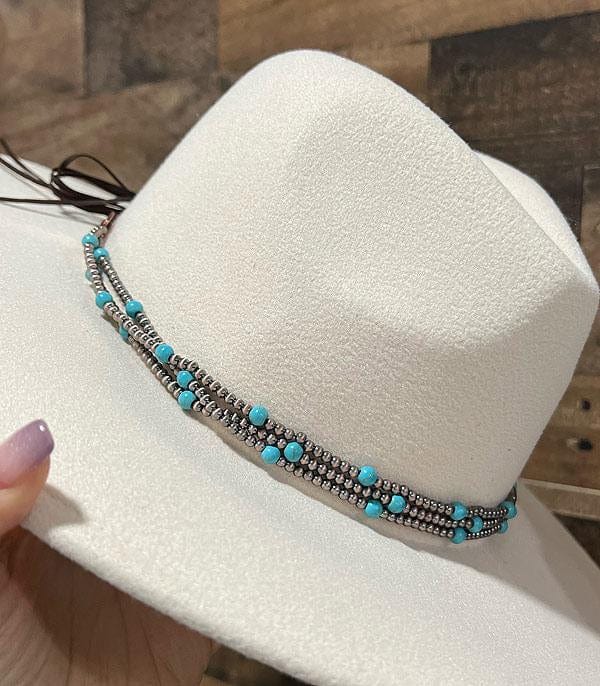 Navajo pearl HAT BAND Southwest Bedazzle jewelz