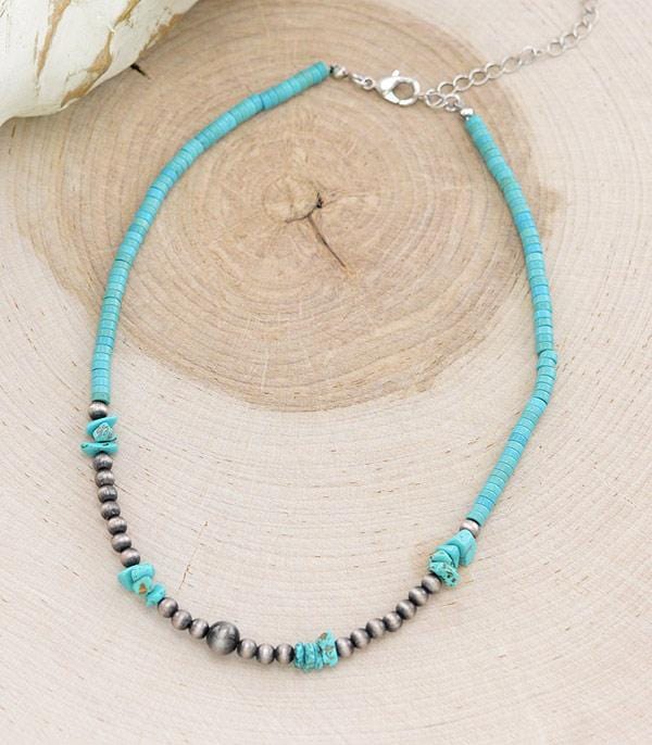Navajo Turquoise chip necklace Southwest Bedazzle jewelz
