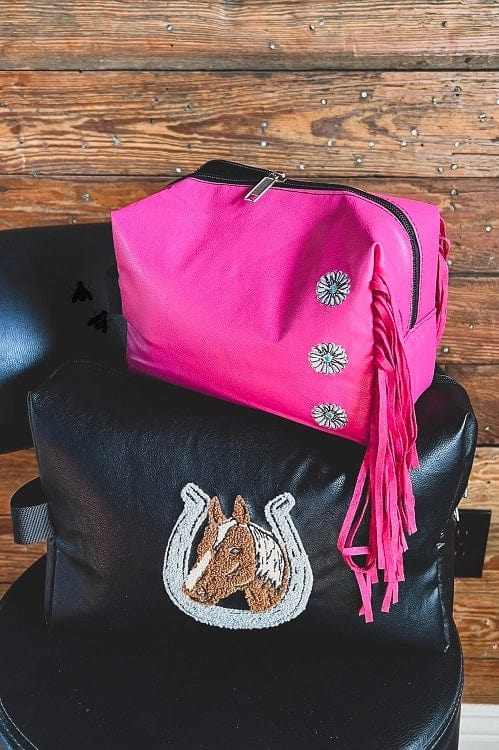 Pink Pistol packin Traveler fringe bag Southwest Bedazzle sw fiesta bags