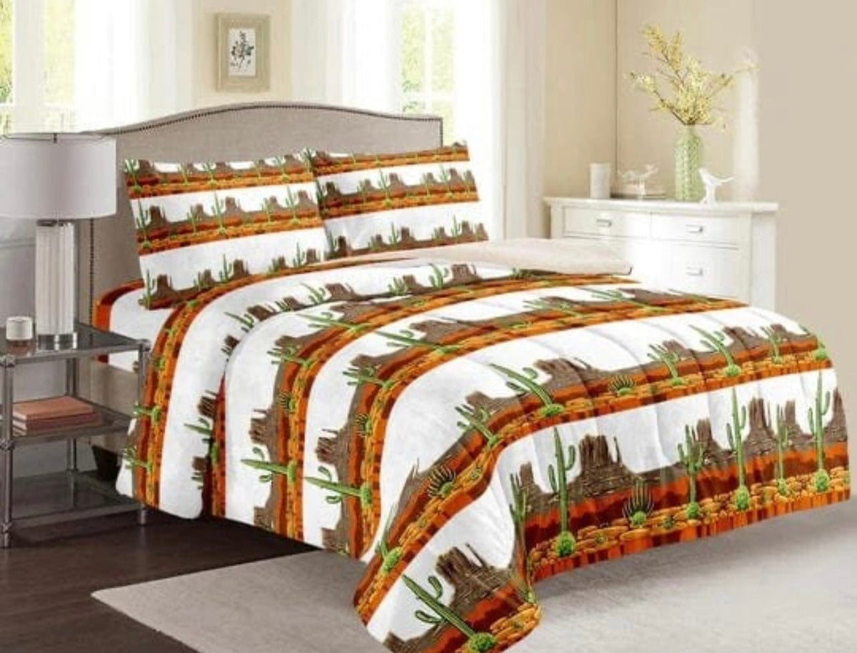 SHERPA 3 pc bedding set in KING Southwest Bedazzle Bargain bonanza