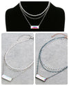 Shimmer layer necklace Southwest Bedazzle jewelz