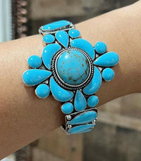 Southwest turquoise stretch bracelet Southwest Bedazzle jewelz