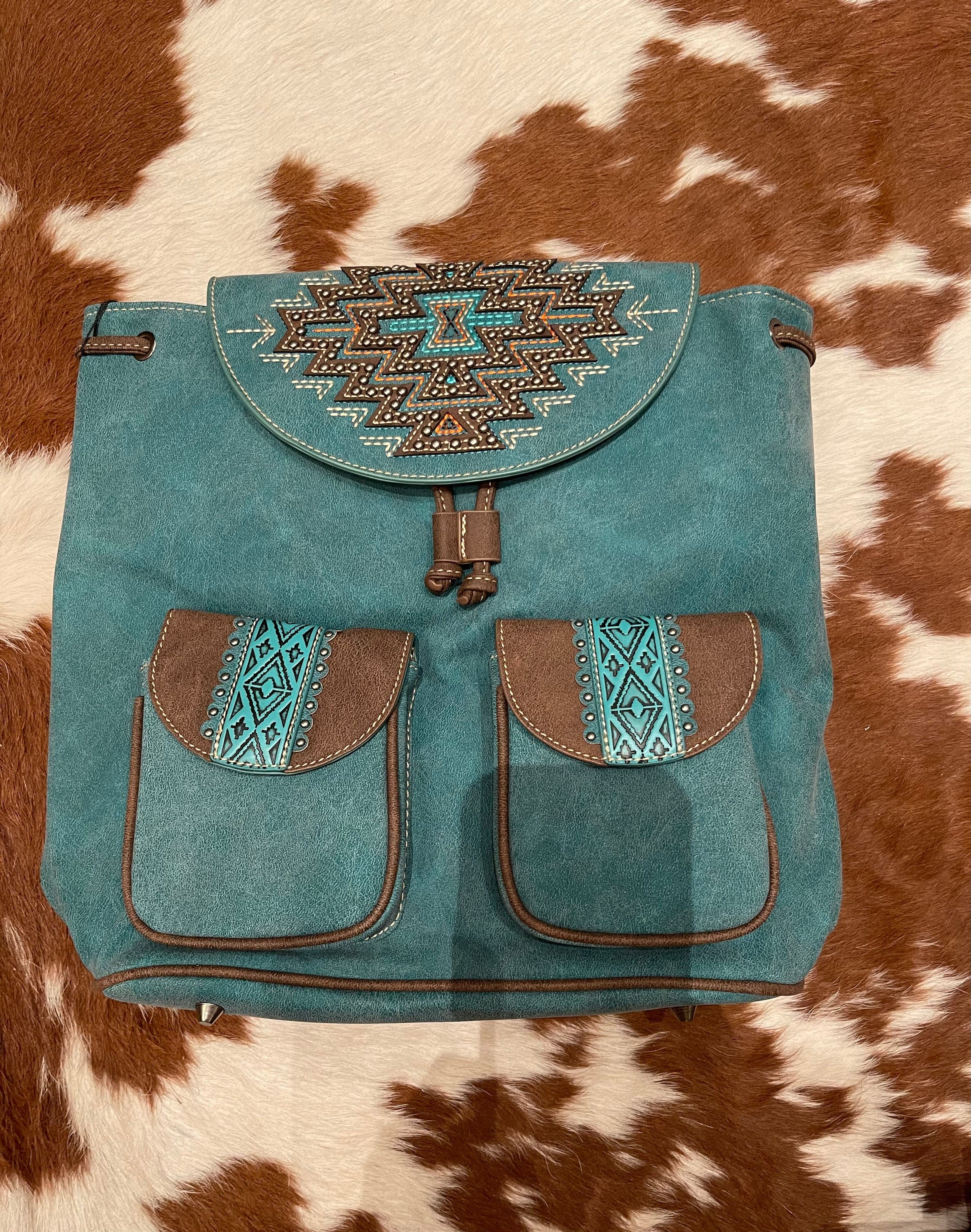 aztec leather backpack Studded Aztec BACKPACK