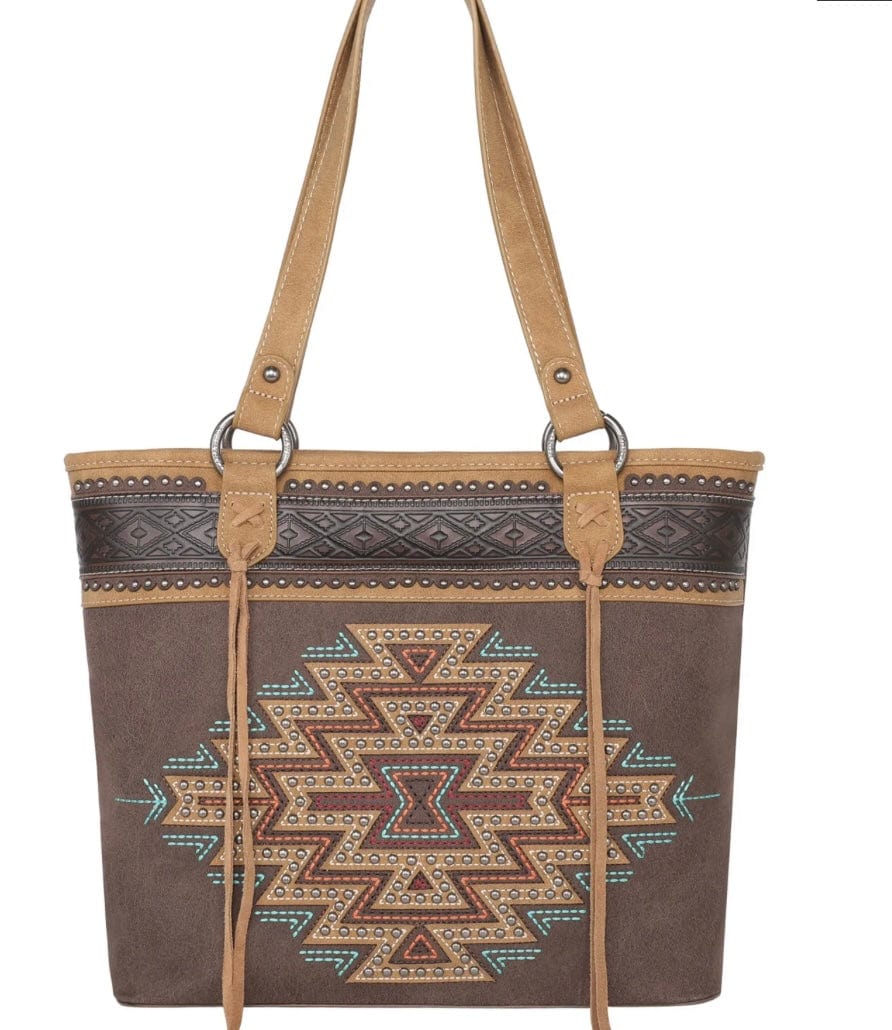 Studded Aztec PURSE TOTE Southwest Bedazzle sw fiesta bags