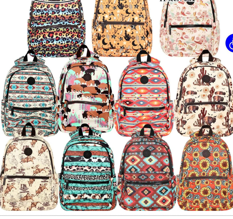 Western Backpack /Laptop bag Southwest Bedazzle sw fiesta bags