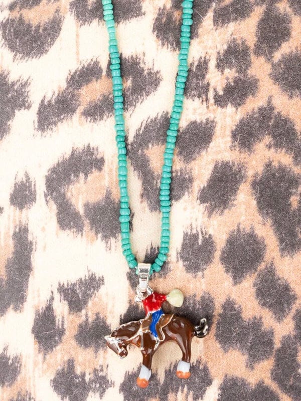Western beaded necklace Southwest Bedazzle jewelz