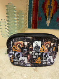 WESTERN make up bag Southwest Bedazzle sw fiesta bags