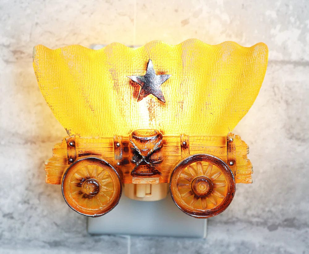 Western Night light  stagecoach Southwest Bedazzle home decor