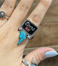 Western Ring ,Earrings or Necklace Southwest Bedazzle jewelz