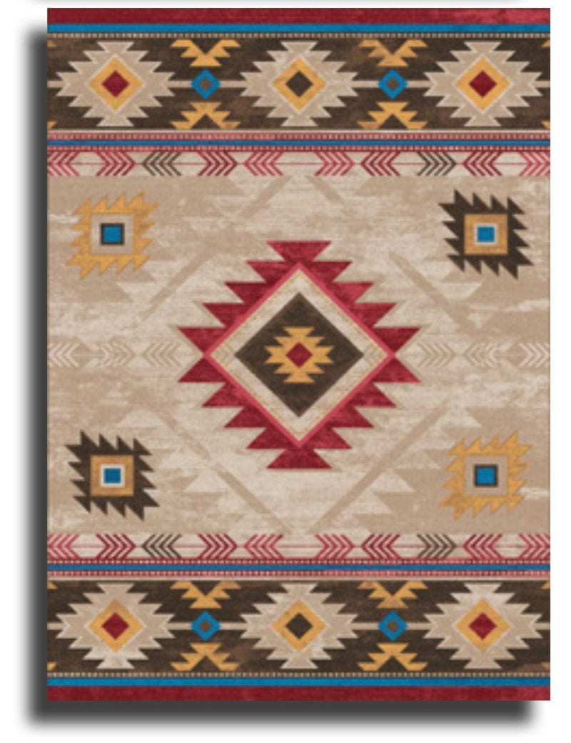 Whiskey river natural area RUG Southwest Bedazzle Rugs