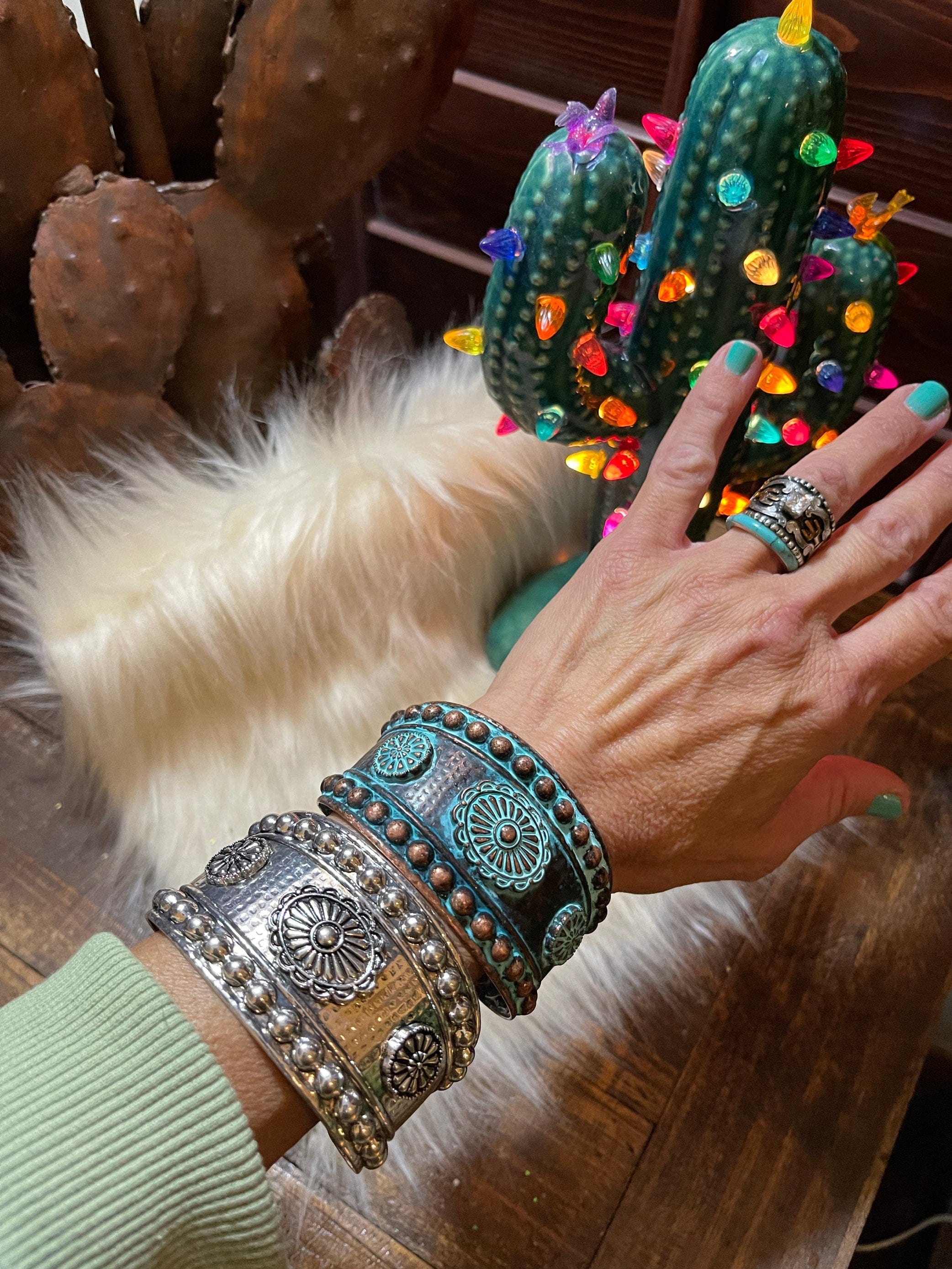 Wild western cuff bracelet Southwest Bedazzle jewelz