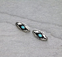 Aztec stud earrings Southwest Bedazzle jewelz