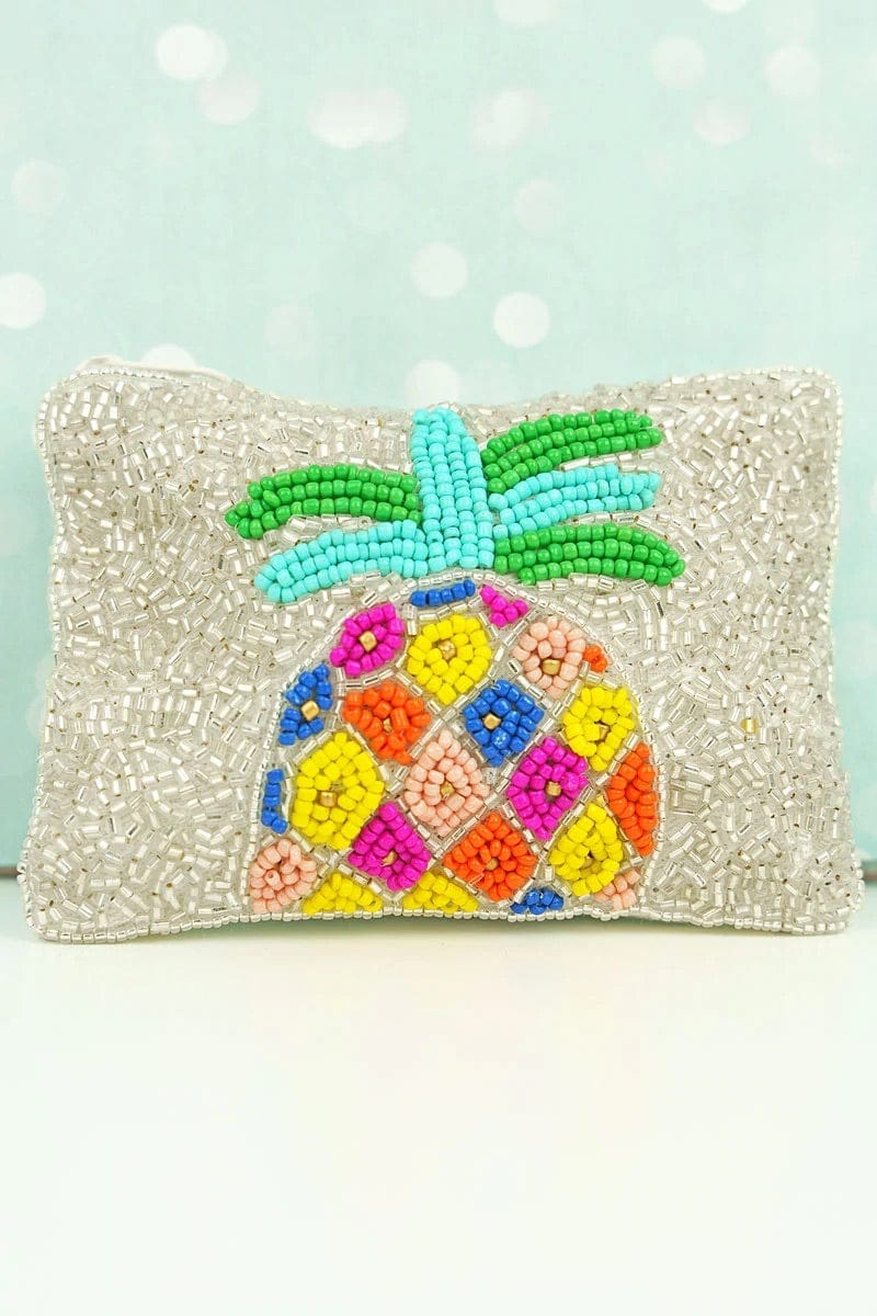 Beaded Pineapple coin clutch purse Southwest Bedazzle Mega purse sale