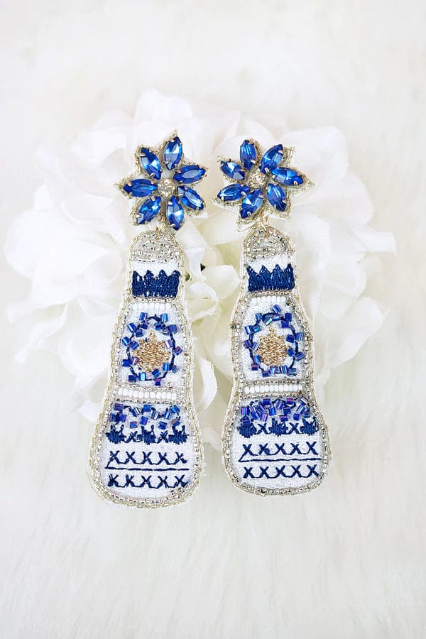 Bedazzled Tequila beaded earrings Southwest Bedazzle jewelz