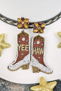 BeJeweled COWBOY BOOT Earrings Southwest Bedazzle jewelz