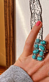 Big! Natural Stone Adjustable Ring with Double Band Southwest Bedazzle jewelz