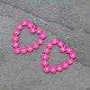 bling heart earrings pink Southwest Bedazzle jewelz