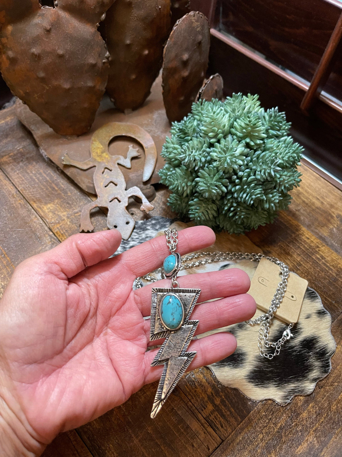 Bolt neckkace Southwest Bedazzle jewelz