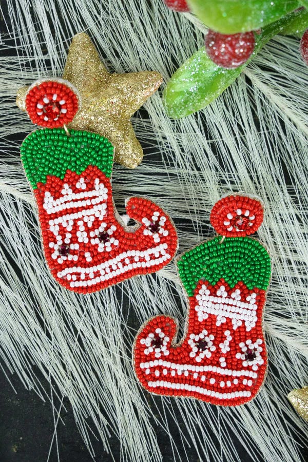 Christmas earrings Southwest Bedazzle Earrings