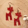 Christmas reindeer earrings Southwest Bedazzle jewelz