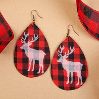 Christmas reindeer earrings Southwest Bedazzle jewelz