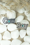 Cow Boy EARRINGS Southwest Bedazzle jewelz