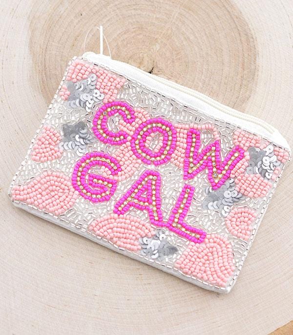 COWGAL FUN beaded clutch Southwest Bedazzle jewelz