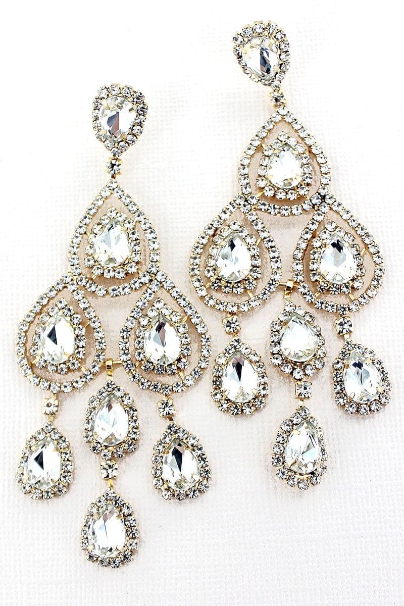 Crystal chandelier earrings Southwest Bedazzle jewelz