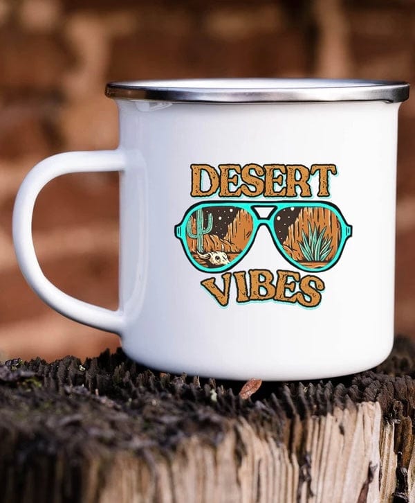 Desert vibes stainless mug Southwest Bedazzle home decor