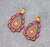 Fiesta earrings    Multi colored Southwest Bedazzle jewelz