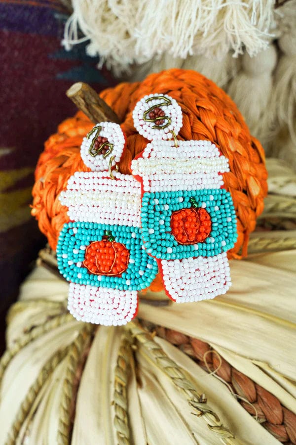 Halloween Beaded earrings Southwest Bedazzle jewelz