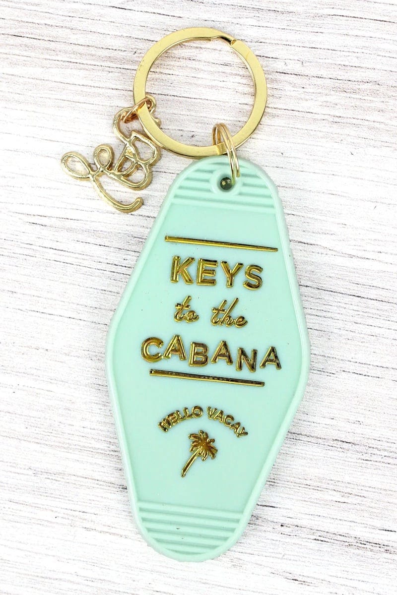 Keys to the Cabana vintage keychain Southwest Bedazzle jewelz
