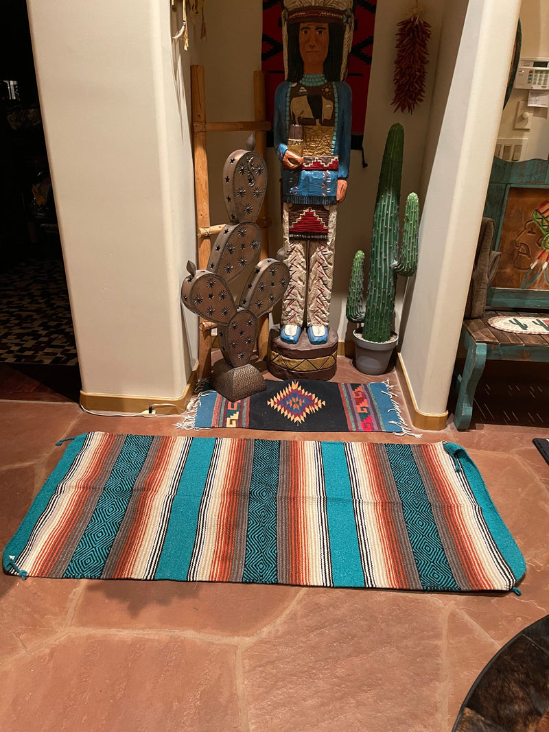 Large Montana rug  64”-32” Southwest Bedazzle home decor