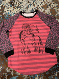 Little rock pink sweatshirt Southwest Bedazzle clothing