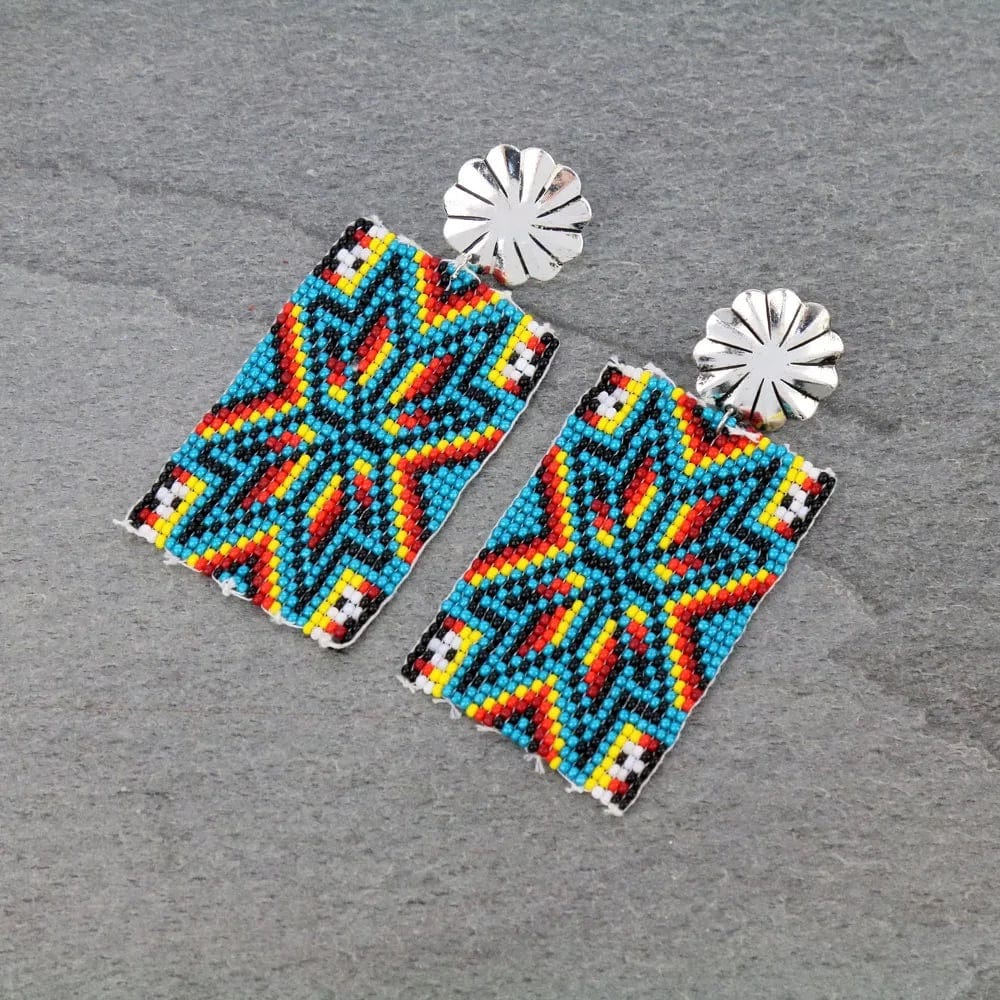 Navajo beaded Southwest earrings Southwest Bedazzle jewelz