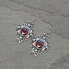 Navajo western aztec stone earrings Southwest Bedazzle jewelz