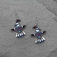 Navajo western bird stone earrings Southwest Bedazzle jewelz