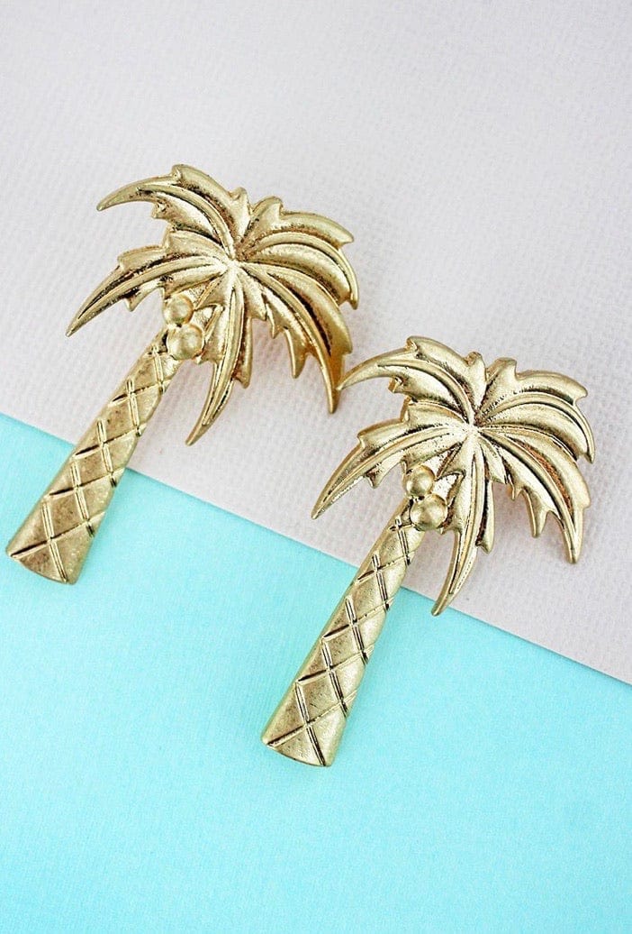 Palm tree earrings Southwest Bedazzle jewelz