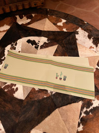 Sage cactus TABLE RUNNER Southwest Bedazzle home decor