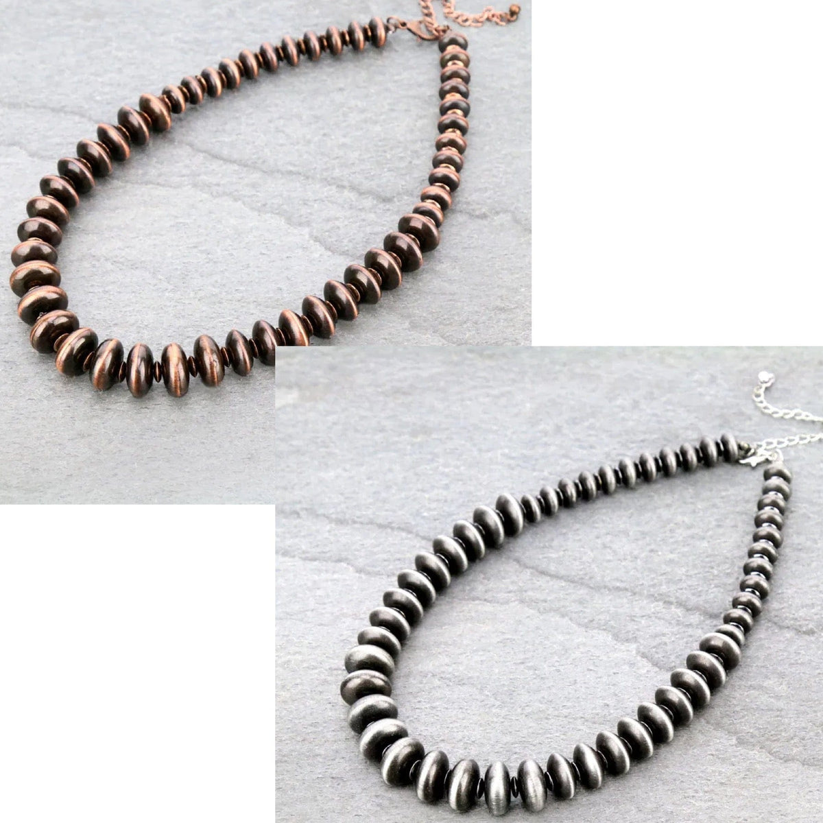 Solid Short 16” Western Navajo Disk  NECKLACE SET Southwest Bedazzle jewelz