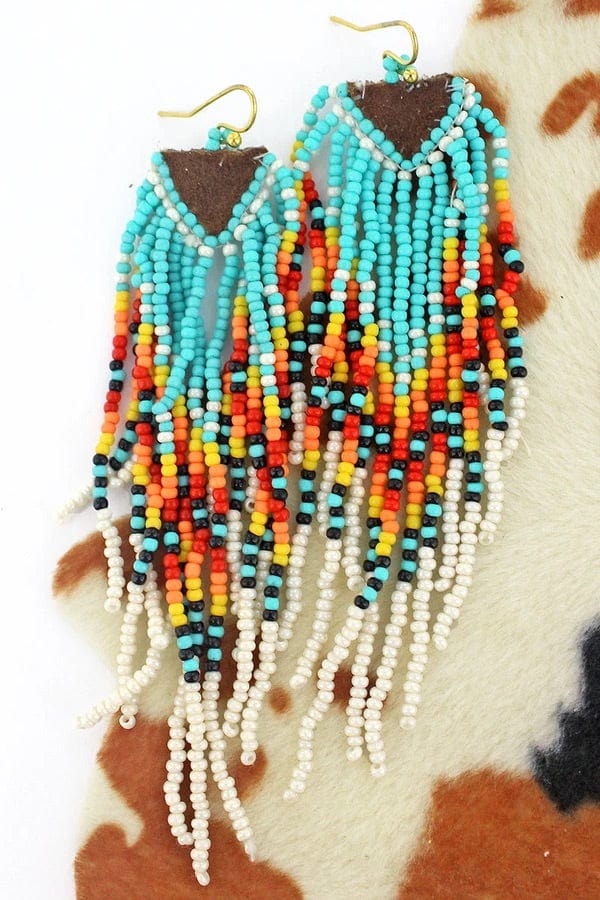 Southwest beaded earrings Southwest Bedazzle jewelz