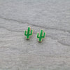 Southwest cactus druzy Earrings Southwest Bedazzle jewelz